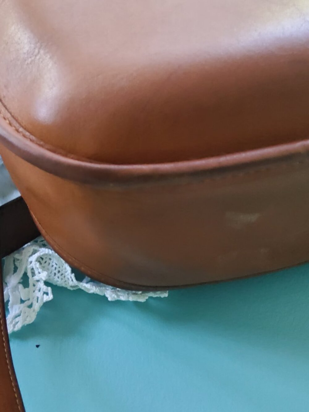 Vintage Coach Lenox Crossbody in British Tan 9918 - Picture 8 of 12